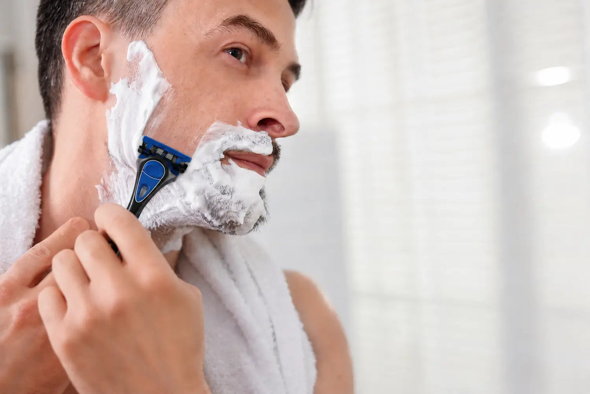 How do I clean my razor blades?