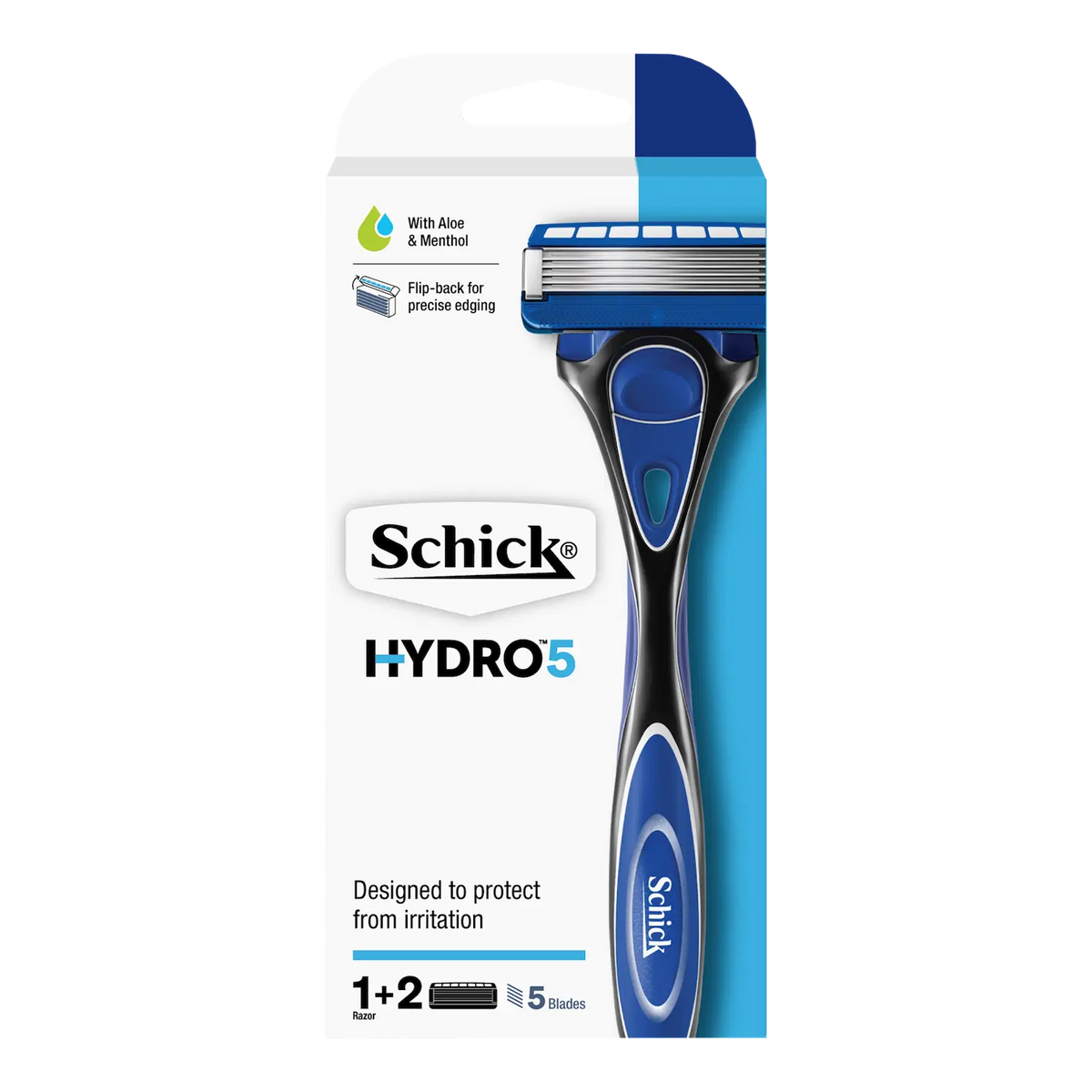 Hydro 5 Men's Razor Handle + 2 Cartridges