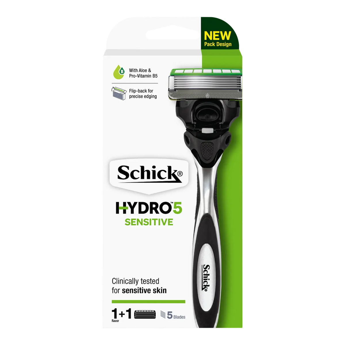 Hydro 5 Sensitive Men's Razor Handle + 1 Cartridge
