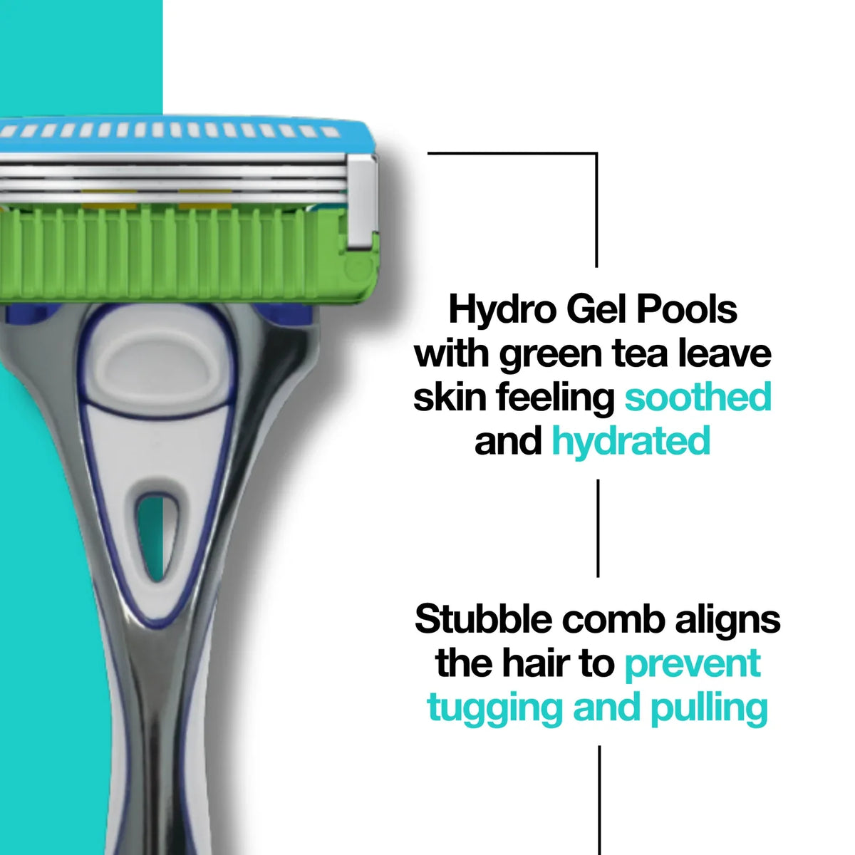 Hydro 3 Comfort Men's Razor Blade Refills 4pk