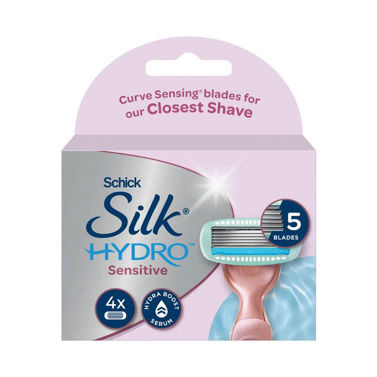 Silk Hydro Sensitive Razor Blade Refills 4pk