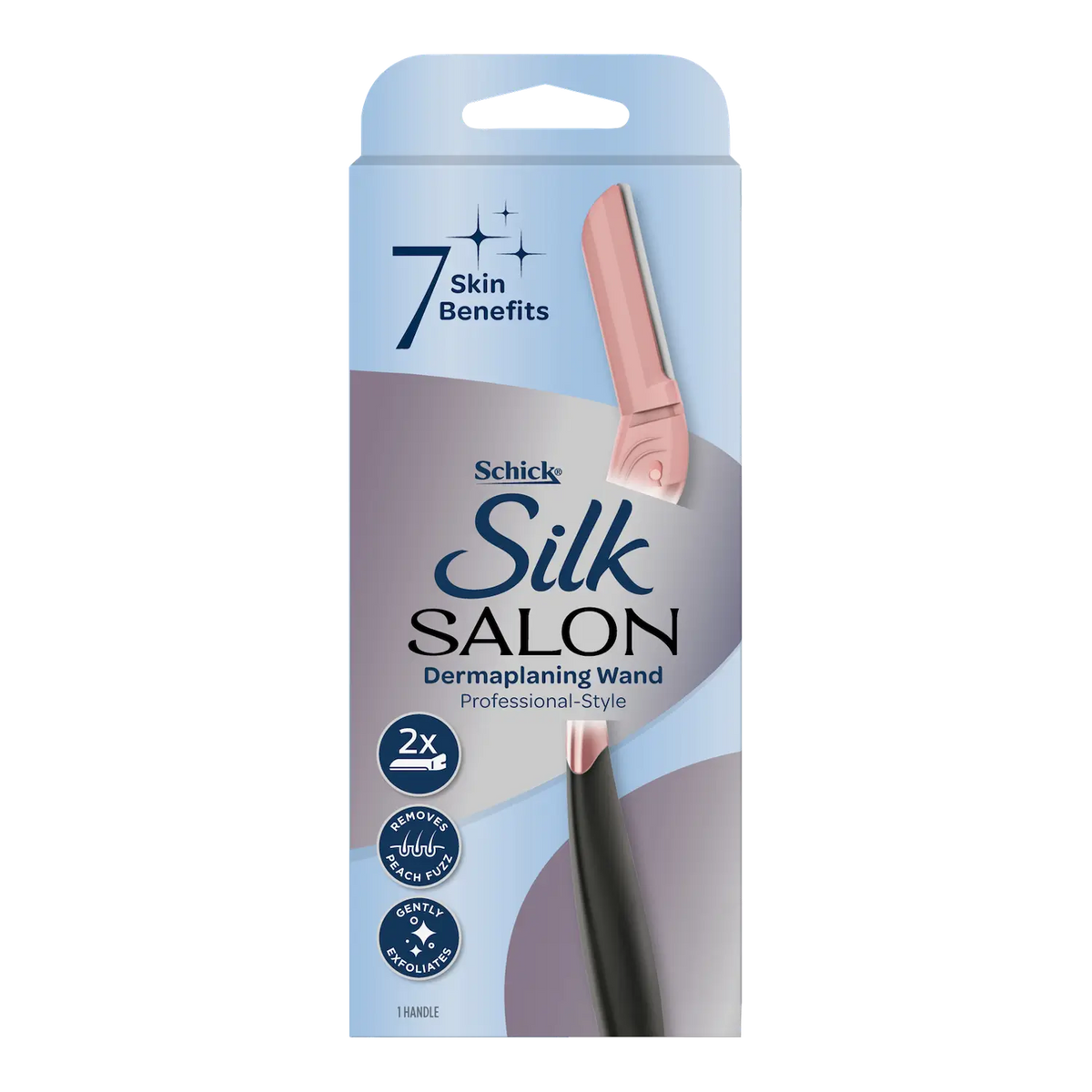 Silk Salon Dermaplaning Wand + 2 Blades
