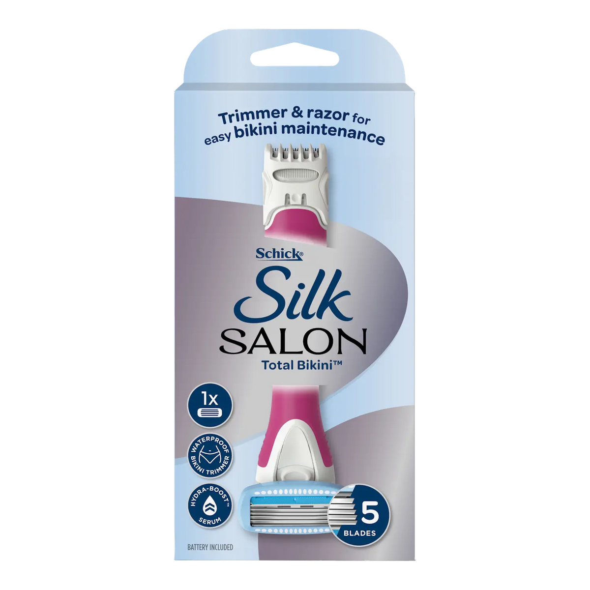 Silk Salon Total Bikini Razor Handle + 1 Cartridge