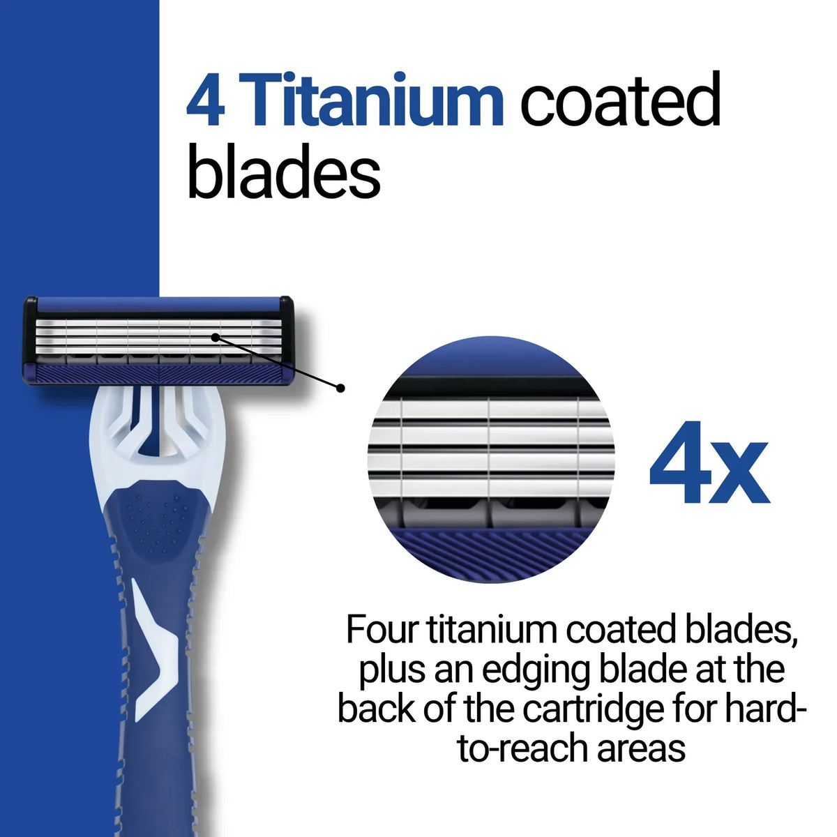 Xtreme 4 Men's Disposable Razor 4pk