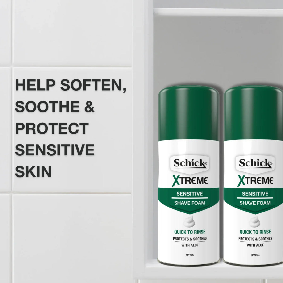 Xtreme Sensitive Shave Foam 250g