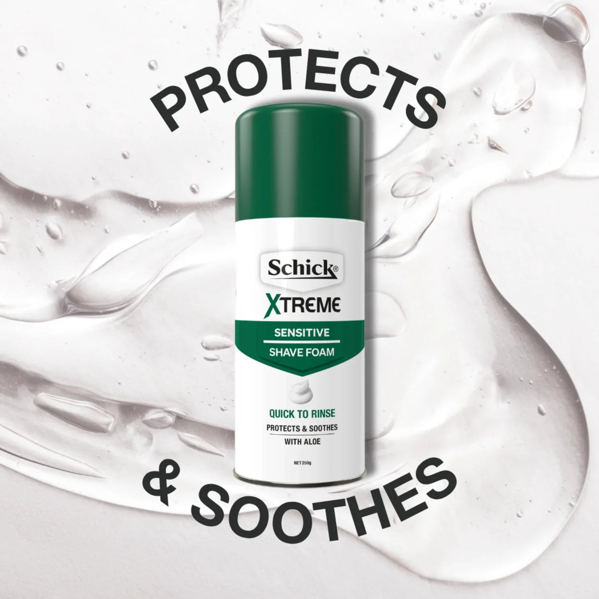 Xtreme Sensitive Shave Foam 250g