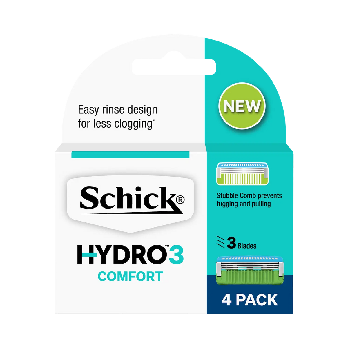 Hydro 3 Comfort Men's Razor Blade Refills 4pk