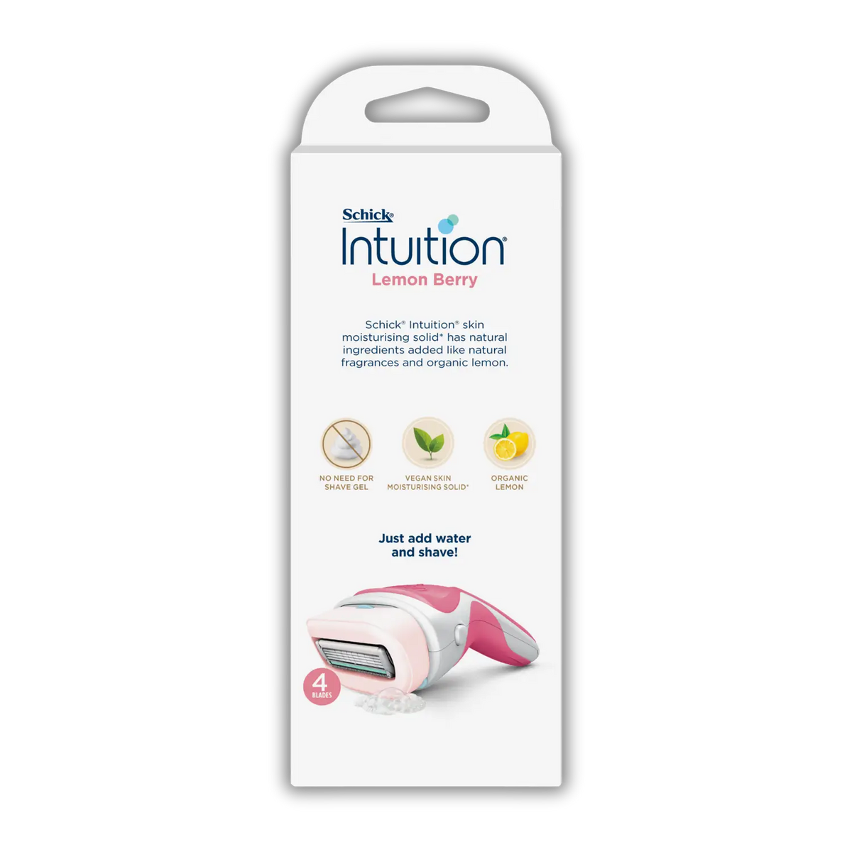 Intuition Lemon Berry Razor Handle + 2 Cartridges