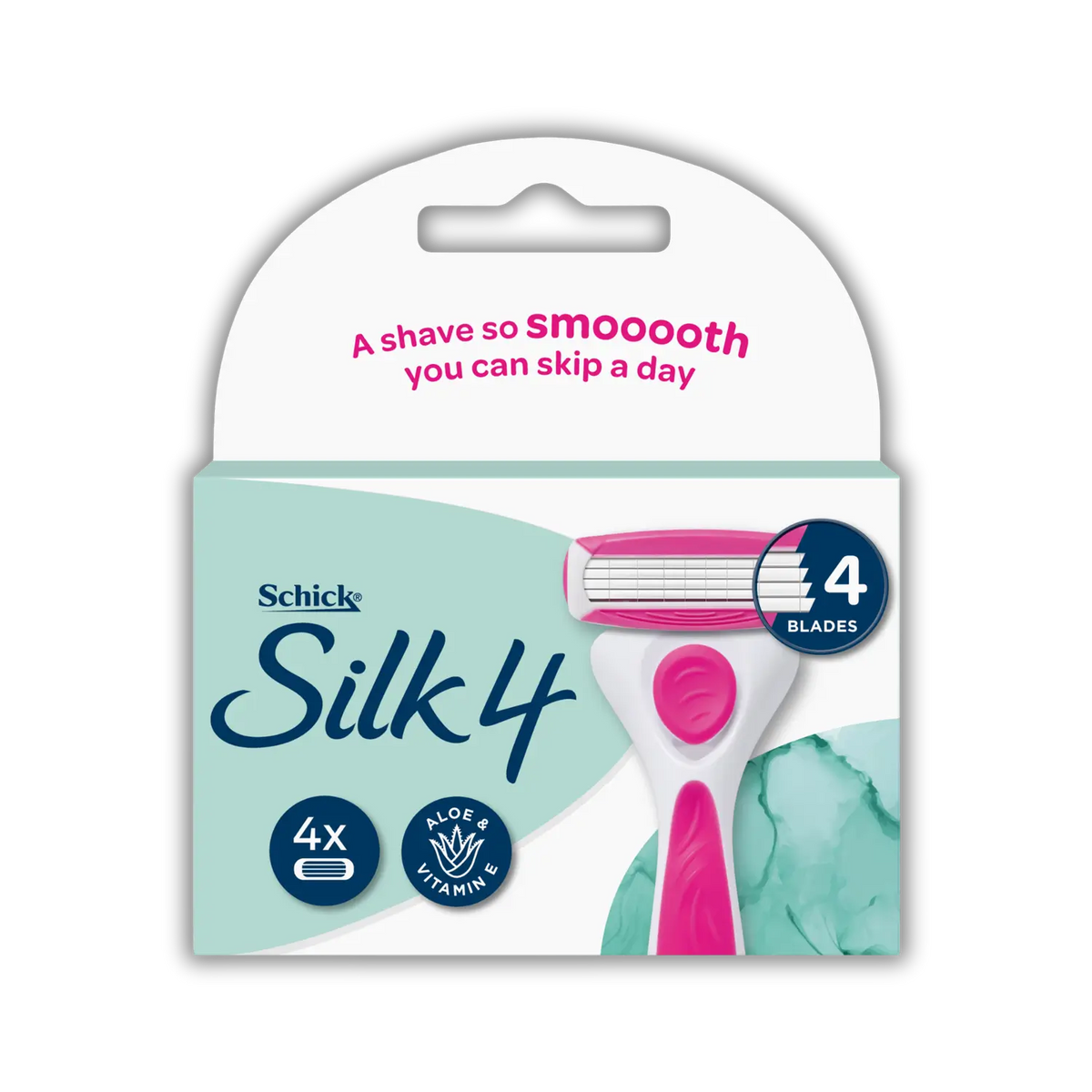 Silk 4 Razor Blade Refills 4pk