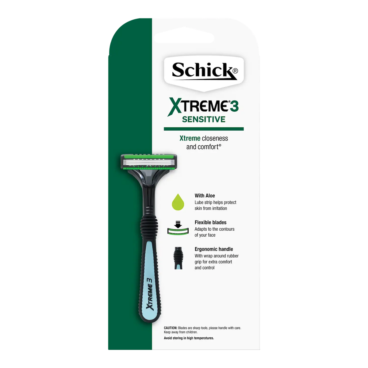Xtreme 3 Sensitive Hybrid Men's Razor Handle + 6 Cartridges