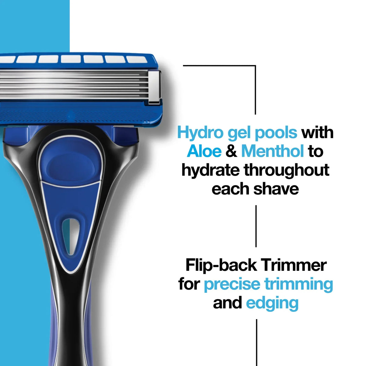 Hydro 5 Men's Razor Blade Refills 4pk