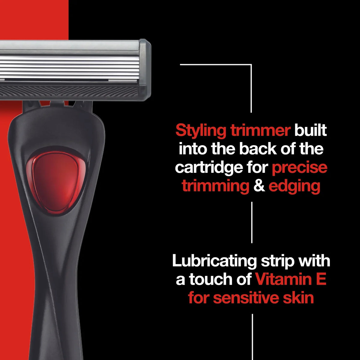 Schick 6 Men's Razor Handle + 1 Cartridge