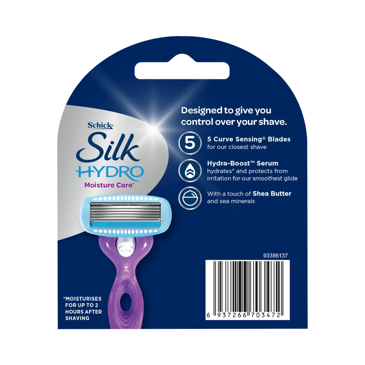 Silk Hydro Moisture Care Razor Blade Refills 4pk