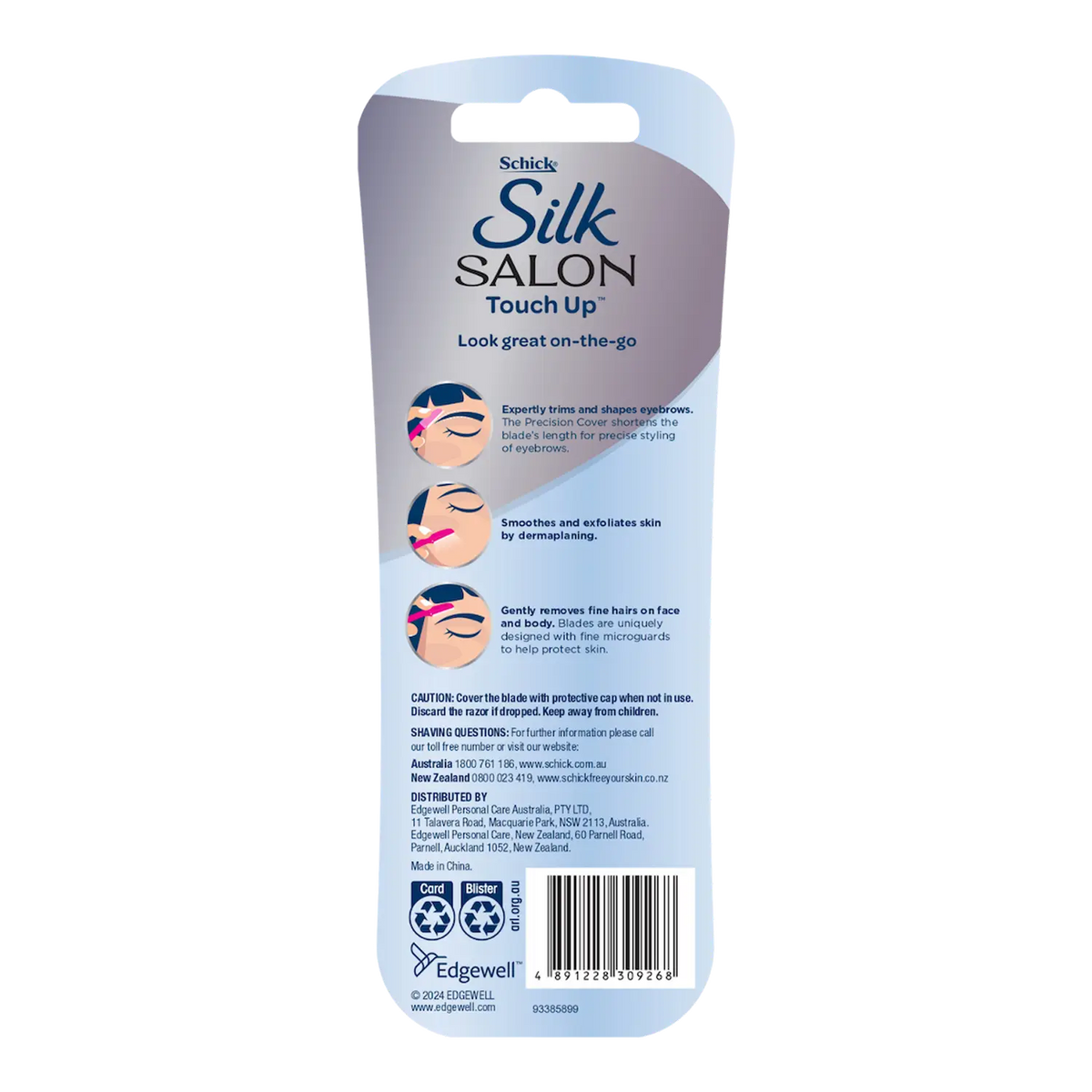 Silk Salon Touch Up Dermaplaning Razors 3pk