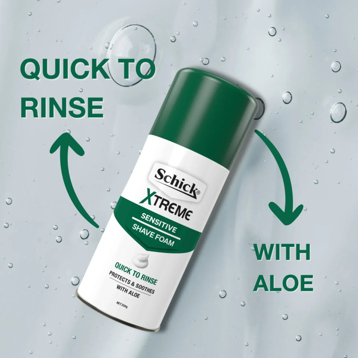 Xtreme Sensitive Shave Foam 250g