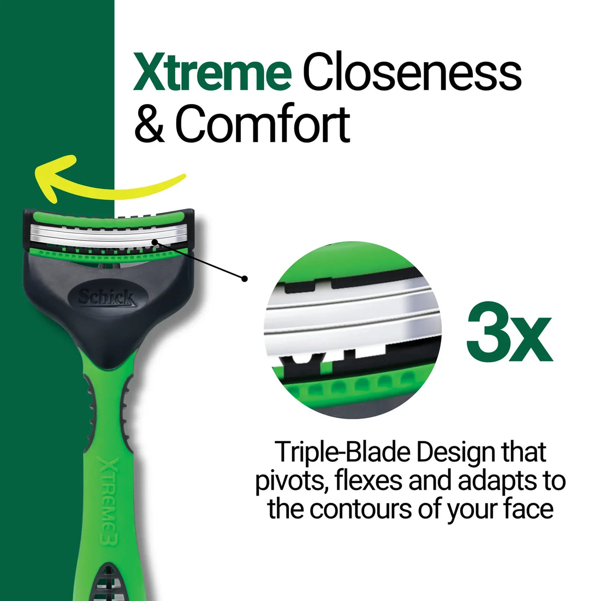 Xtreme 3 Sensitive Men's Disposable Razor 8pk